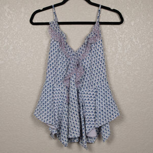 Rebecca Taylor silk ruffle floral cami-10